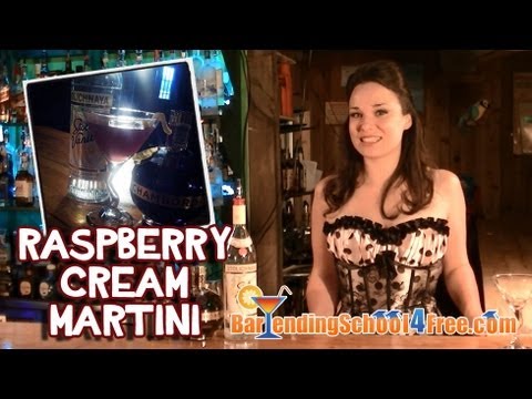 How to make the Raspberry Cream Martini (Drink Recipes)