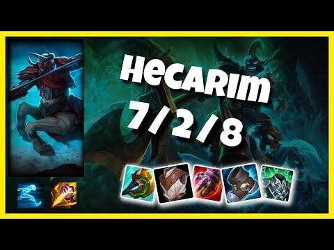 Hecarim vs Amumu TURKISH Challenger JUNGLE (7/2/8) - v11.2