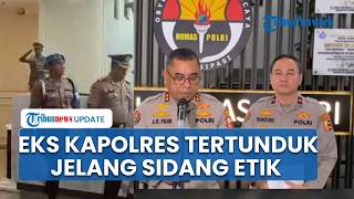 Penampakan Eks Kapolres Bima Kota Jelang Sidang Kode Etik, Pakai Seragam Dinas & Tertunduk
