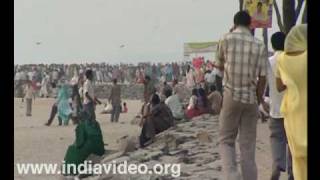 Kozhikode beach in twilight charm   