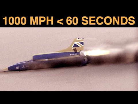 Bloodhound SSC: 0-1000-0 MPH In Less Than 2 Minutes