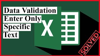 How to Allow Only Certain Values in Excel Using Data Validation