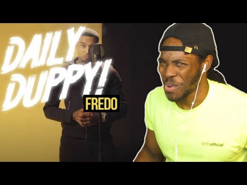 AMERICAN REACTS TO FREDO - DAILY DUPPY (UK RAP REACTION) [HE WENT OFF!!]
