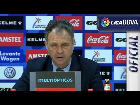 Rueda de Prensa de Caparrós tras el Levante UD (2-0) Osasuna - HD