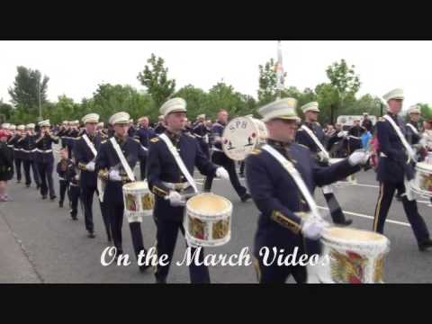 Shankill Protestant Boys fb @ 36th Reg Memorial parade  24/05/14