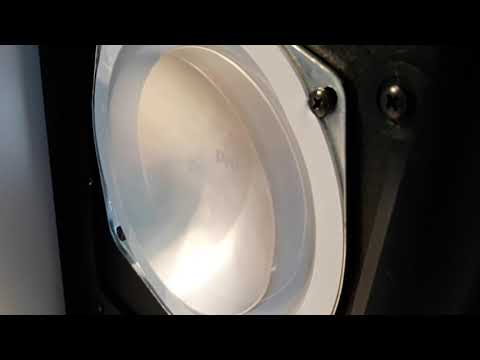 PHILIPS FLAT METAL CONE WOOFER FWB-MCM760 Frequency Test!!!!