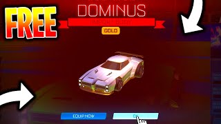 *NEW*  GET GOLD DOMINUS FOR FREE IN SEASON 10! Of Rocket League!
