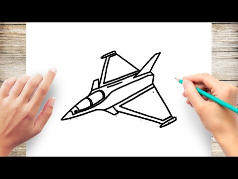 How to Draw Jet Easy - YouTube