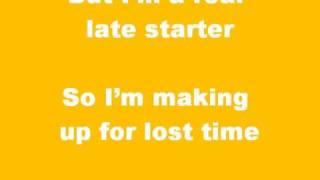 Joe McElderry - Real Late Starter Lyrics