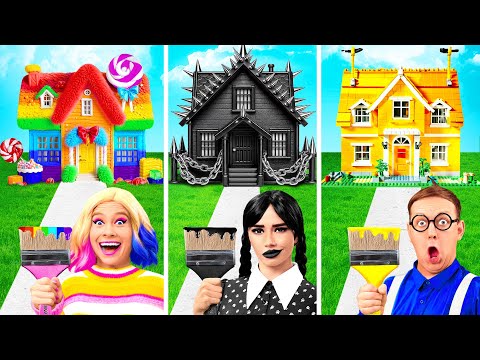 One Colored House Challenge with Wednesday Addams by BaRaDa Gold Challenge