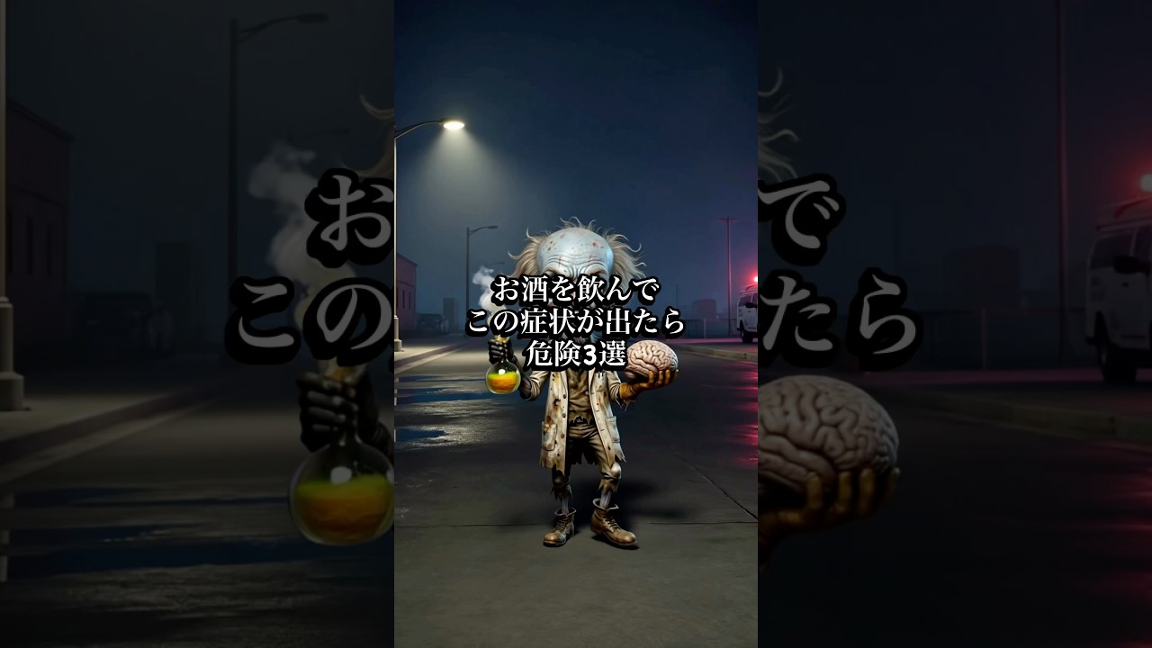 お酒を飲んでこの症状が出たら危険　#お酒 #睡眠 #二日酔い #PR #サプリ #shorts