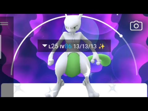 Free Raid Shiny✨ Mewtow Pgsharp Pokemon Go Legendary Shiny✨ 86 iv Mewtow