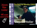The Bourne Identity 2002 35mm Film Trailer Flat Open Matte 2160p