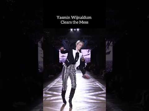 How flawlessly Yasmin Wijnaldum clears the mess created by previous model♥️