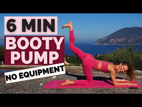 6 Min Quick BOOTY PUMP| Best Glutes Activation Exercises| Bubble Butt Home Workout|Beginner Friendly