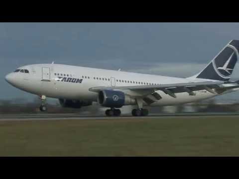 Airbus A310 Tarom in Prague, 15.1.2015