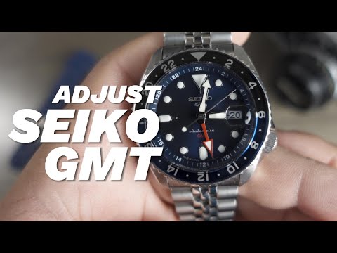 How to QUICKLY Adjust a SEIKO GMT Watch