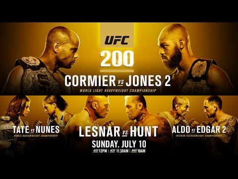 UFC 200 Media Call: (Brock Lesnar, Mark Hunt, Jon Jones, Daniel Cormier)