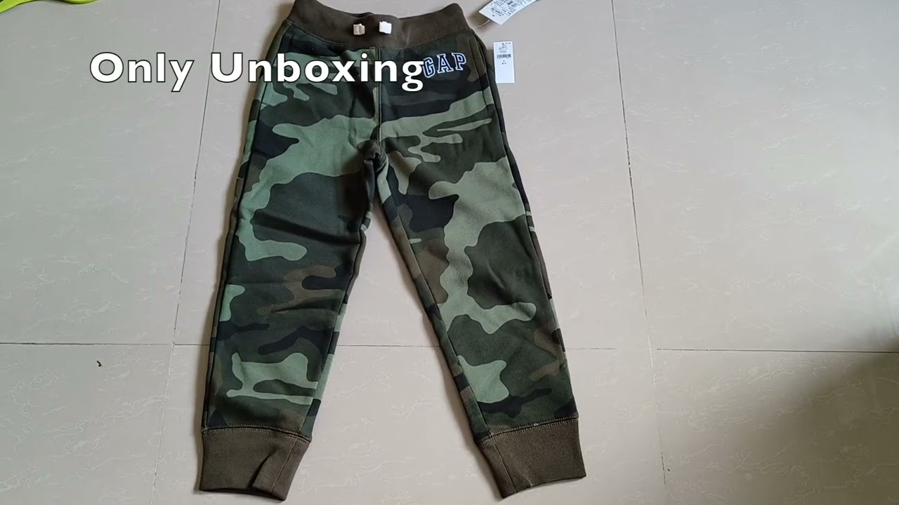 GAP KIDS Boys Camouflage Knitted Joggers with Drawstring #youtube #fashion  #pants #shopping #style