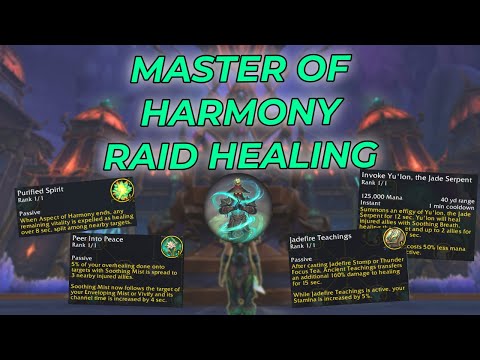 Master of Harmony Mistweaver Raid Healing Guide!