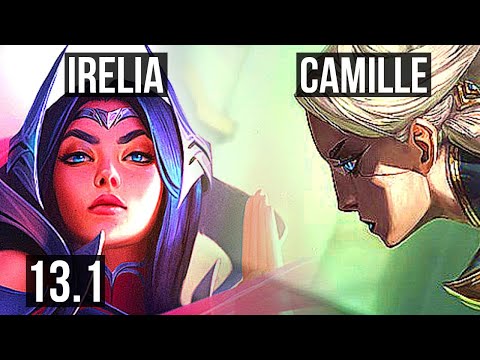 IRELIA vs CAMILLE (TOP) | 10/1/2, Legendary, 600+ games | EUW Master | 13.1