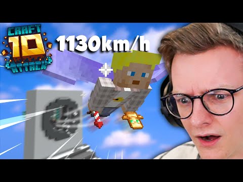 VIEL ZU OP! 1300km/h ELYTRA LAUNCHER! - CRAFTATTACK 10 - #20