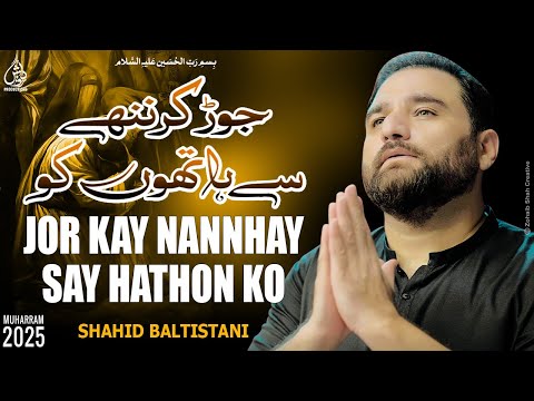 Jor Kar Nanhey Say Hathon Ko | Nohay 2025 | Shahid Baltistani | Noha Bibi Sakina s.a | Muharram 1447