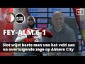 Slot wijst beste man van het veld aan na overtuigende zege op Almere City