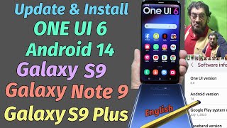 Install ONE UI 6 Android 14 On Galaxy Note 9 S9 Plus & S9