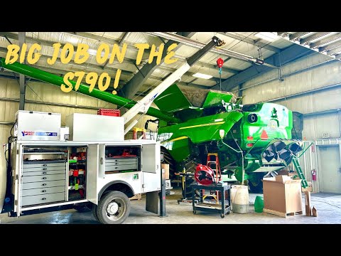 Critical Repairs Before Harvest on this John Deere S790.