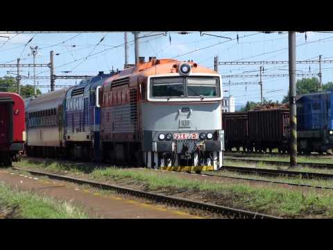 Brejlovec, motorová lokomotiva řady 754 (FHD)