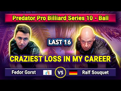Fedor Gorst - Ralf Souquet | Predator Pro Billiard Series 10- Ball Puerto Rico 2022 | LAST 16
