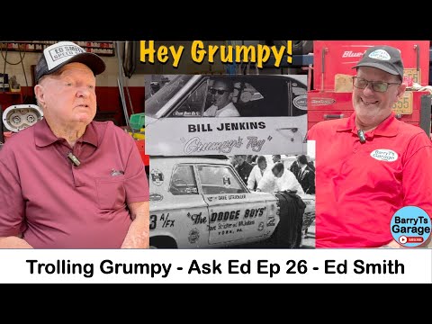 Ask Ed Ep 26 - Grumpy, Thermostats, BOSS 302 - Ed Smith w #BarryT #ClassicCar #Engines