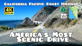 California Pacific Coast Highway -  America&#39;s Most Scenic Drive - 4K