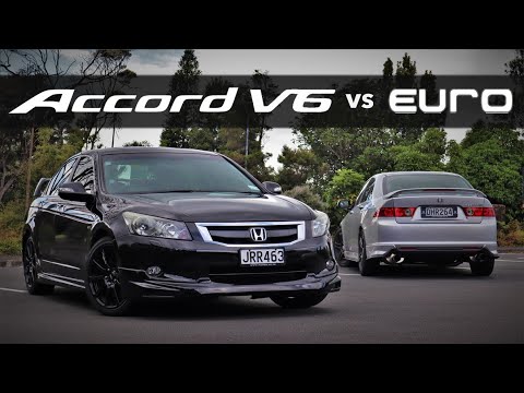 Accord V6 CP3 vs Accord Euro CL9 - J35 vs K24