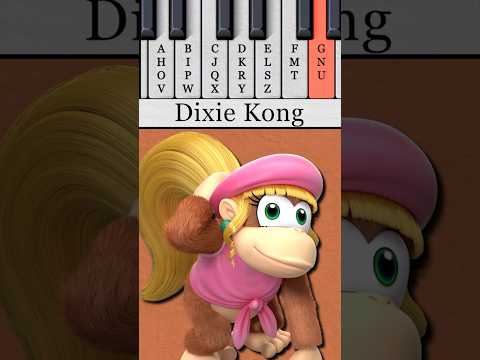 Diddy Kong VS Dixie Kong | Which jingle is better? #donkeykong #piano #jingle