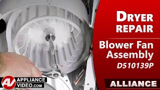 Dryer - Loud Rumbling Noise - Blower Fan Assembly Repair