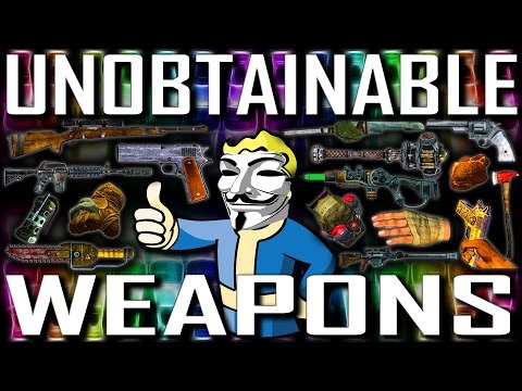 Unobtainable Weapons - Fallout New Vegas (Includes DLCs)