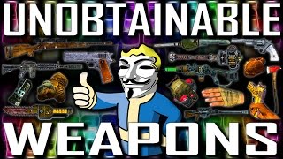 Unobtainable Weapons - Fallout New Vegas (Includes DLCs)