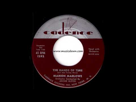 Marion Marlowe - The Hands Of Time [Cadence] 1956 Pop Oldies 45 Video