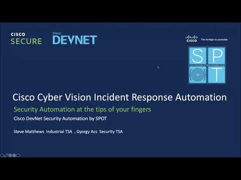 Cisco Cyber Vision Incident Response Automation. Ep.21