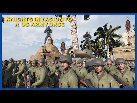30K US World War Army vs 1 Million Medieval Knights Army - Ultimate Epic Battle Simulator 2