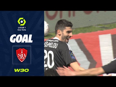Goal Pierre LEES-MELOU (6' - SB29) STADE DE REIMS - STADE BRESTOIS 29 (1-1) 22/23