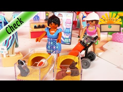 STREICHELZOO im GESCHÄFT? Playmobil EINKAUFSPASSAGE 9078 auspackt und vorgestellt! Film deutsch