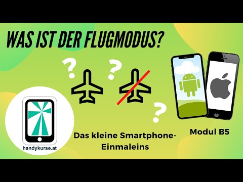 Modul B5 - Was ist der Flugmodus?