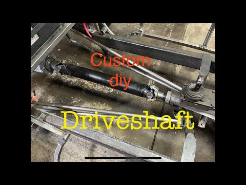 Custom driveshaft diy #car #fabrication #hotrod