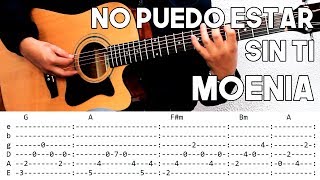 Como Tocar - No Puedo Estar Sin Ti - Moenia Acustico (Tablaturas)
