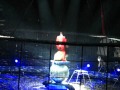 Alex Lacy Ending The Show Whilst Standing Behind A Male Lion