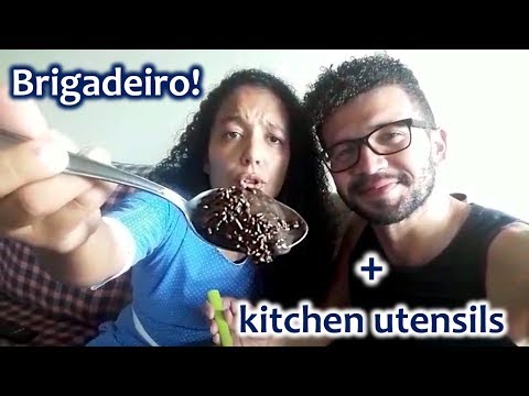 Kitchen utensils and how to make brigadeiro (portuguese subtitles available)