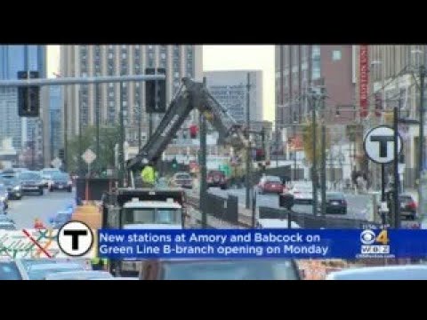 Amory And Babcock Street Stations On Green Line Open Monday